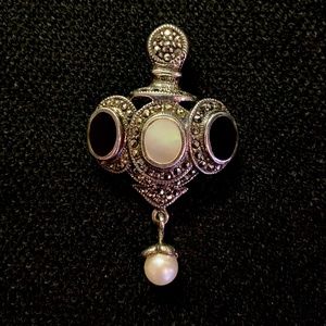 Vintage Marcasite Brooch